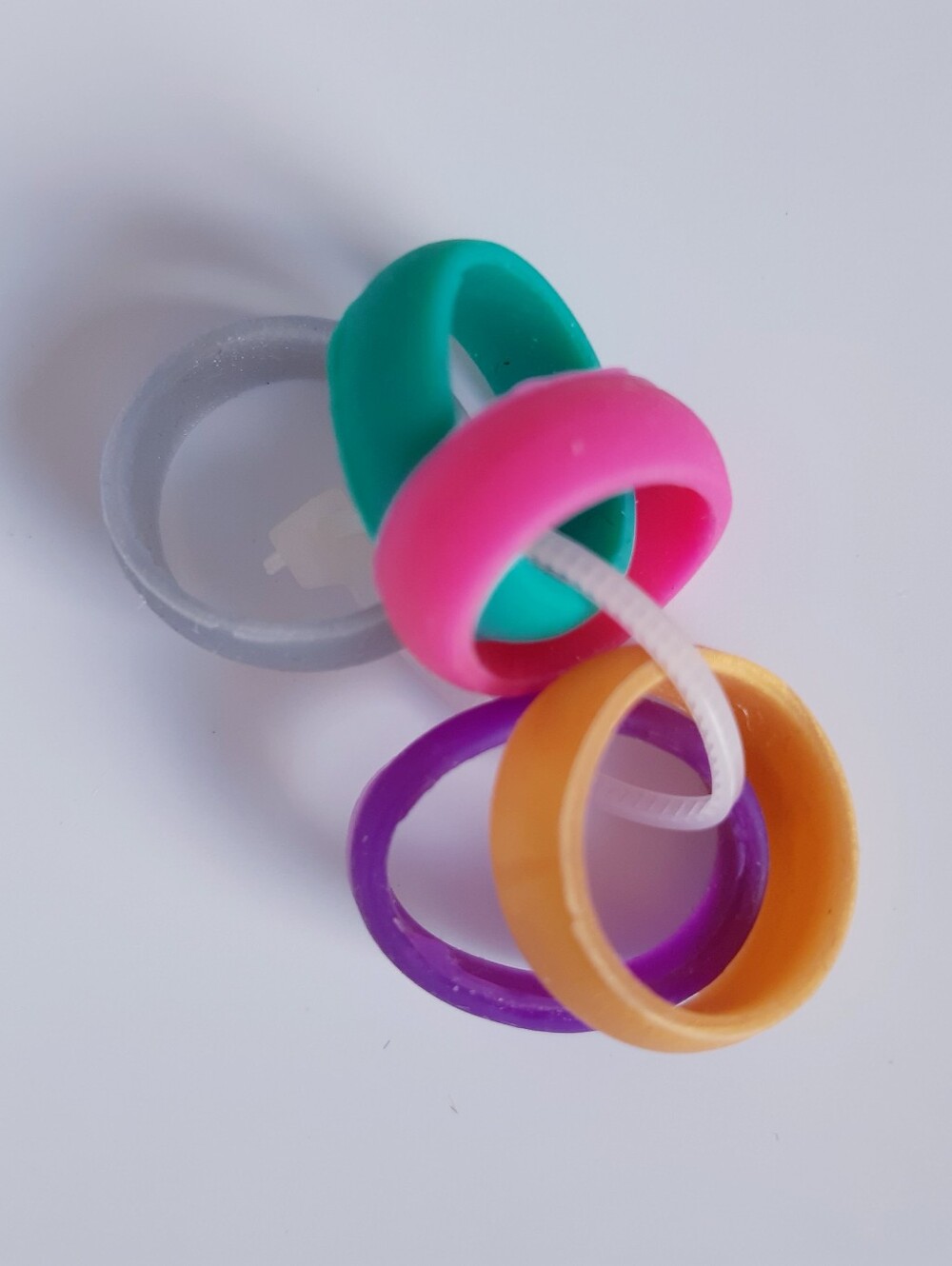 Stackable Silicone Rings
